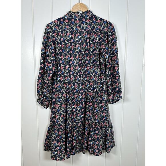 Trovata Womens Multicolor Floral Porcelain Ivy Shirtdress Yulia Dress Medium - Picture 11 of 12